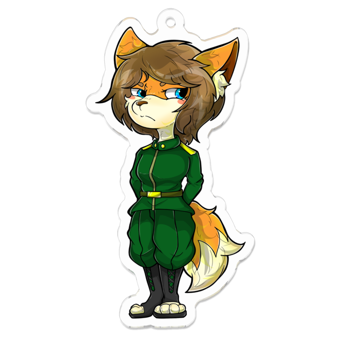 アクリルキーホルダー（コーティング） - 70 x 70 (mm)