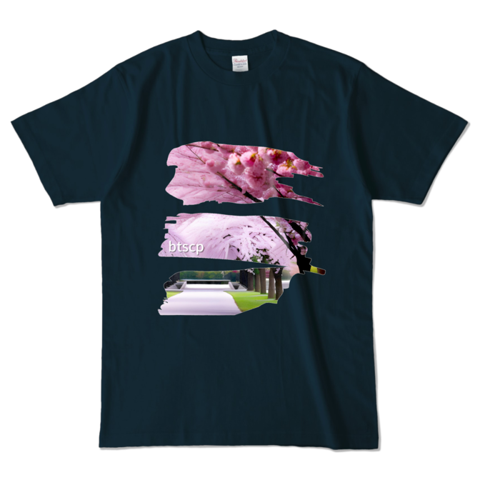 カラーTシャツ - L - ネイビー (濃色)