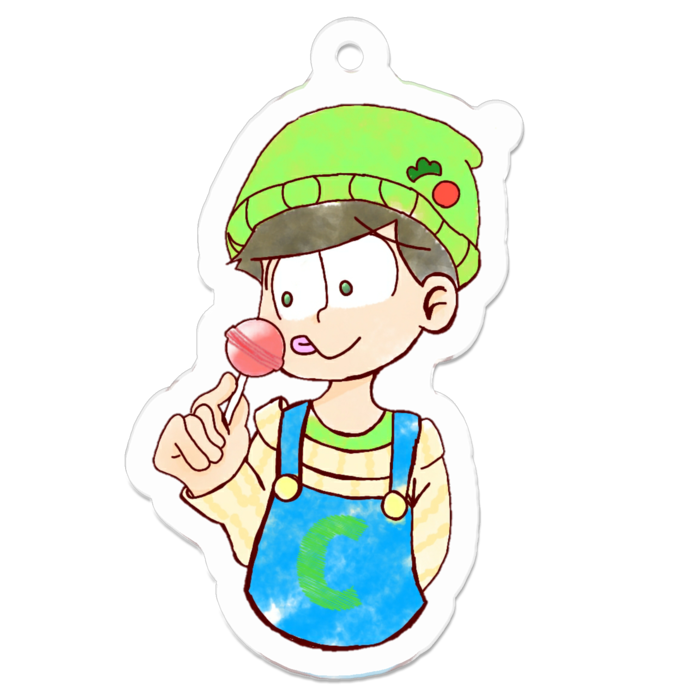 アクリルキーホルダー - 50 x 50 (mm)
