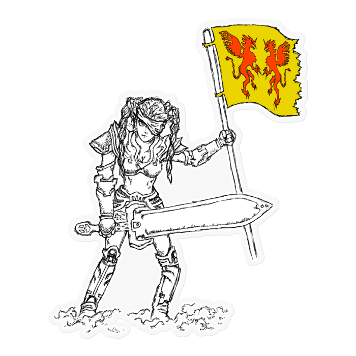 ステッカー - 160 x 160 (mm)