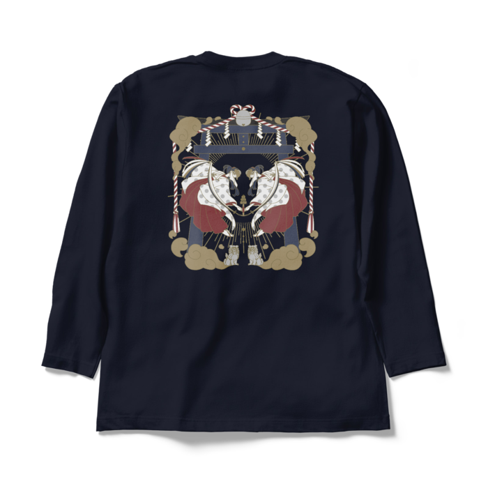 ロングスリーブTシャツ - XL - ネイビー