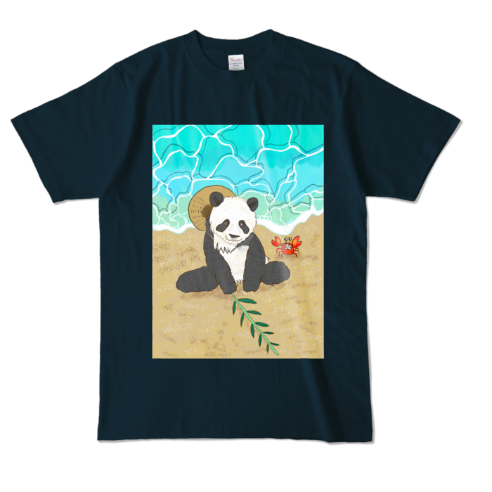 カラーTシャツ - L - ネイビー (濃色)