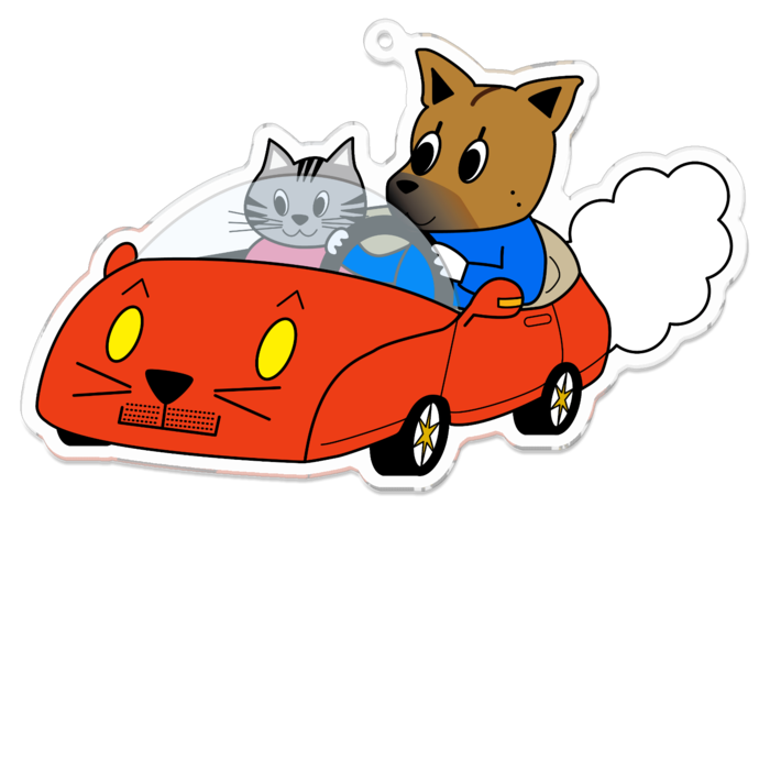 アクリルキーホルダー - 100 x 100 (mm)