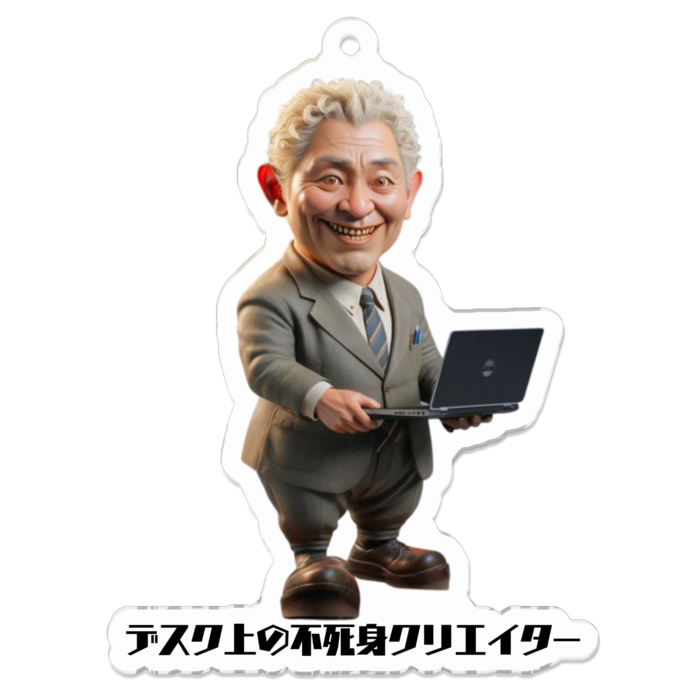 アクリルキーホルダー - 70 x 70 (mm)