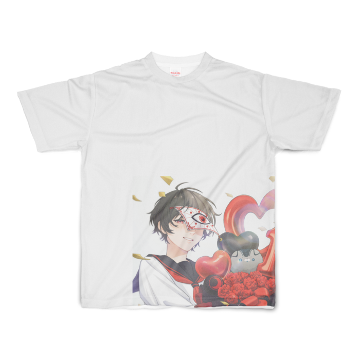 フルグラフィックTシャツ - S - 正面印刷のみ