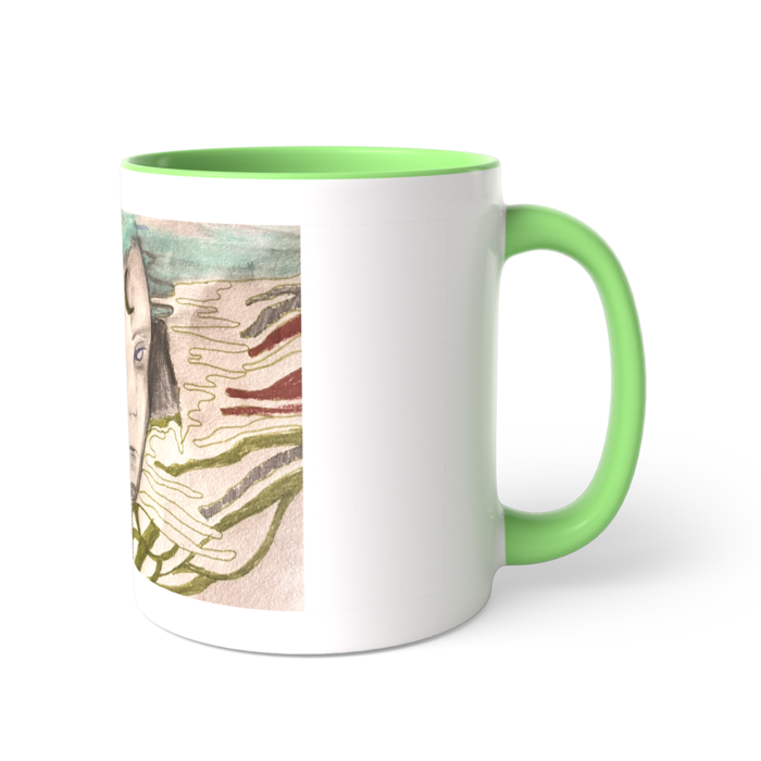 ツートンカラーマグカップ - 直径 8.2cm / 高さ 9.5cm