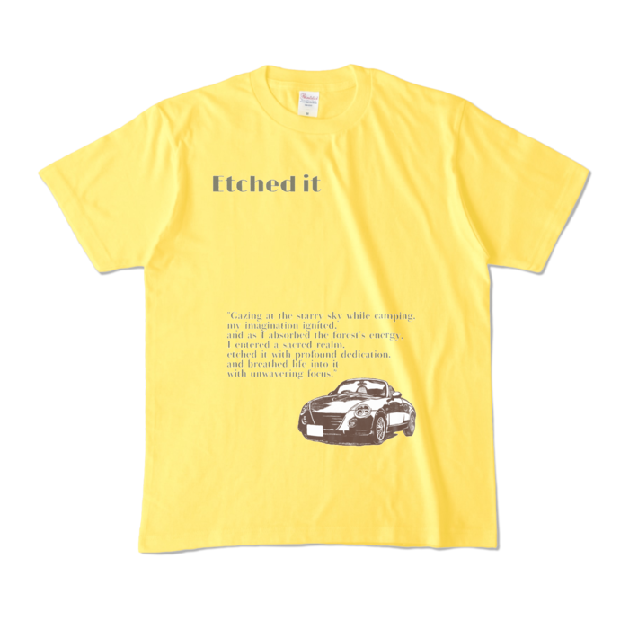 カラーTシャツ - M - イエロー (濃色)