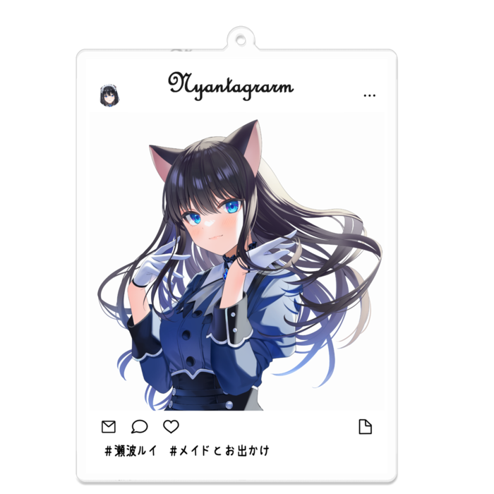 アクリルキーホルダー - 100 x 100 (mm)