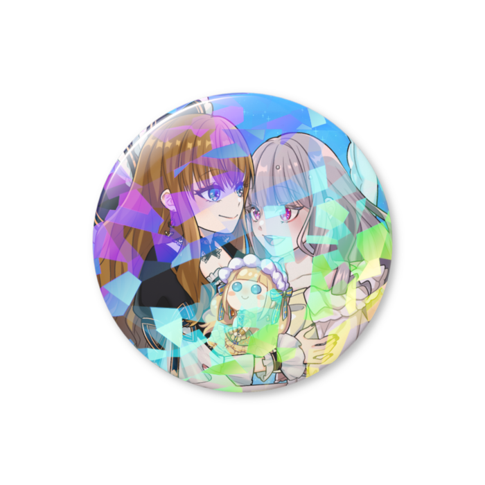 ホログラム缶バッジ - 76mm