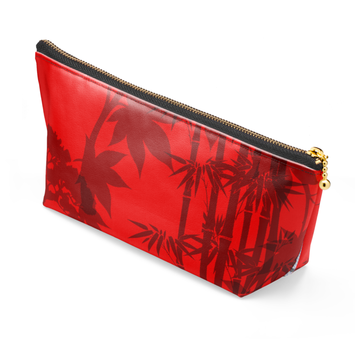 ポーチ - 長さ21.5cm / 高さ10cm - ブラック