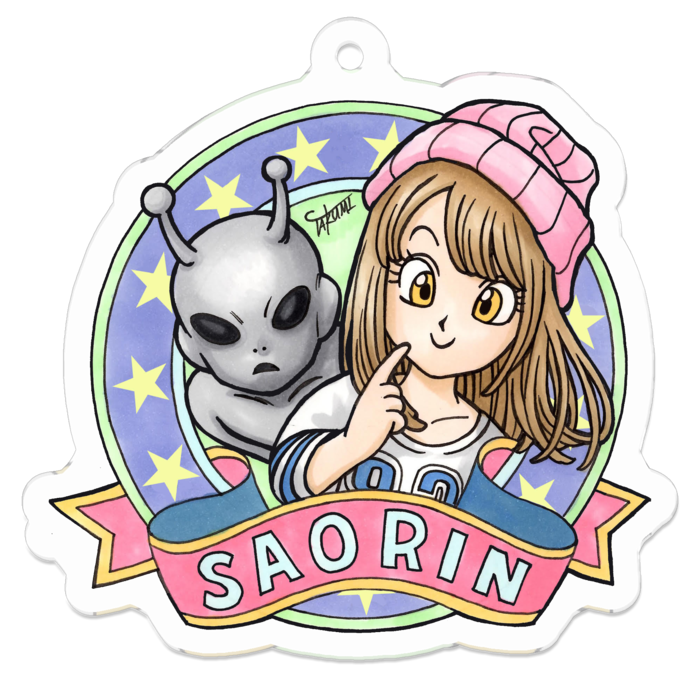 アクリルキーホルダー - 50 x 50 (mm)