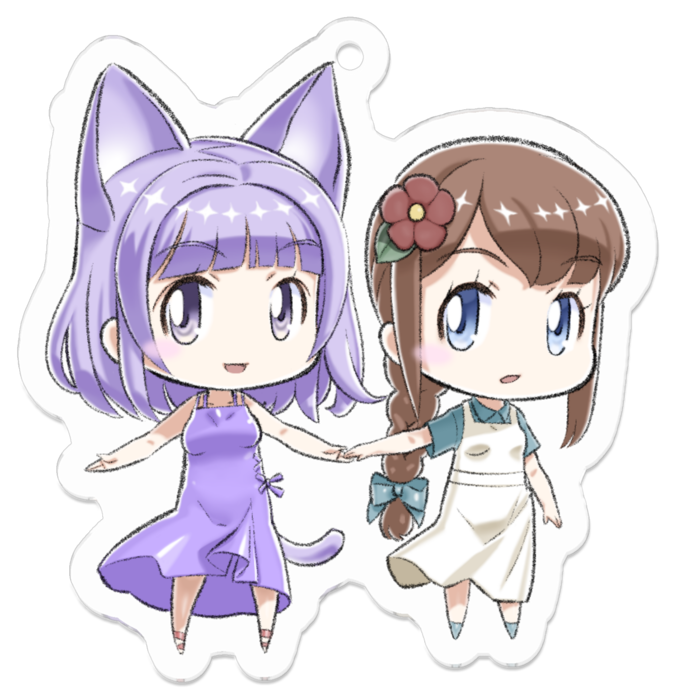 アクリルキーホルダー - W50 × 50mm 以内