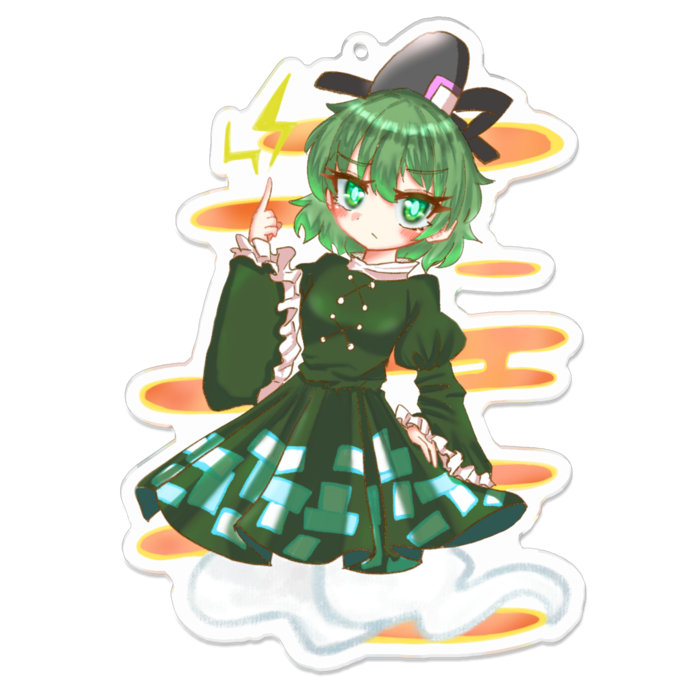 アクリルキーホルダー - 100 x 100 (mm)