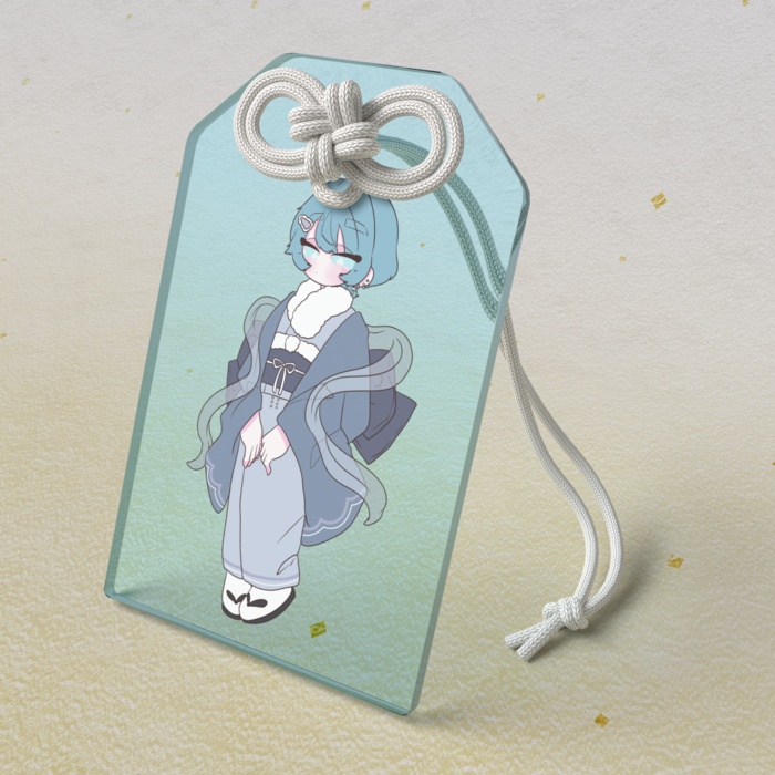 アクリルお守り - 50 × 80mm