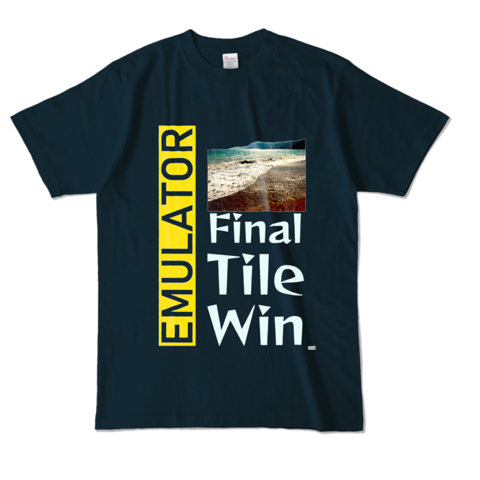 カラーTシャツ - L - ネイビー (濃色)