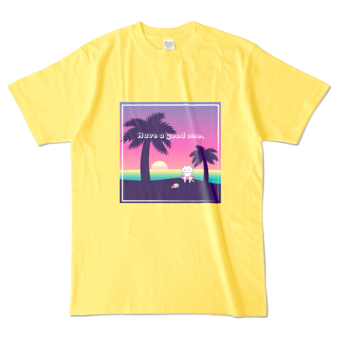 カラーTシャツ - L - イエロー (濃色)