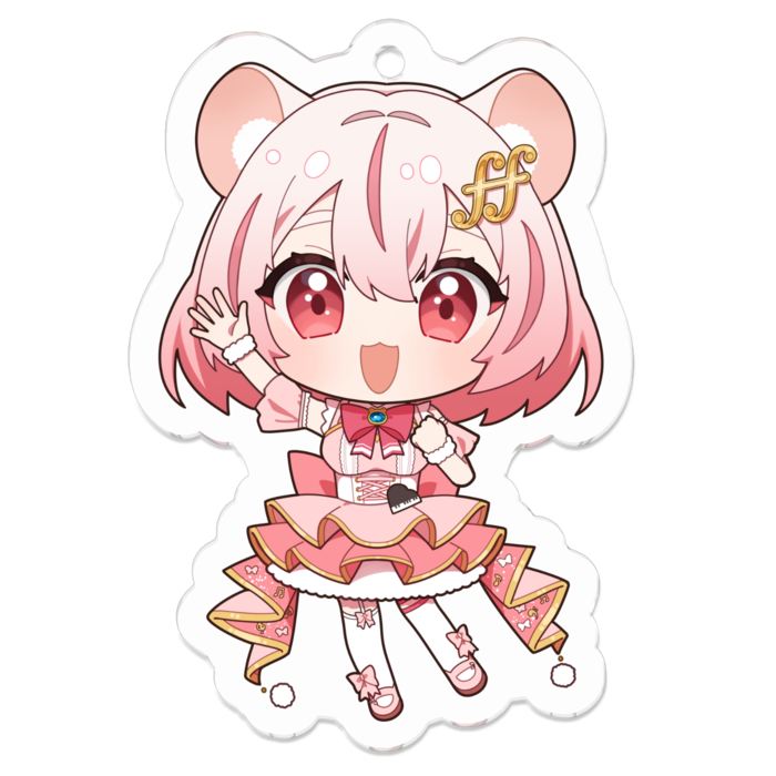 アクリルキーホルダー（コーティング） - 50 x 50 (mm)