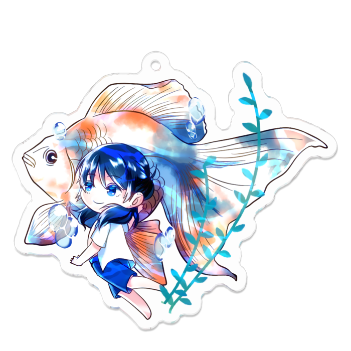 アクリルキーホルダー - 70 x 70 (mm)