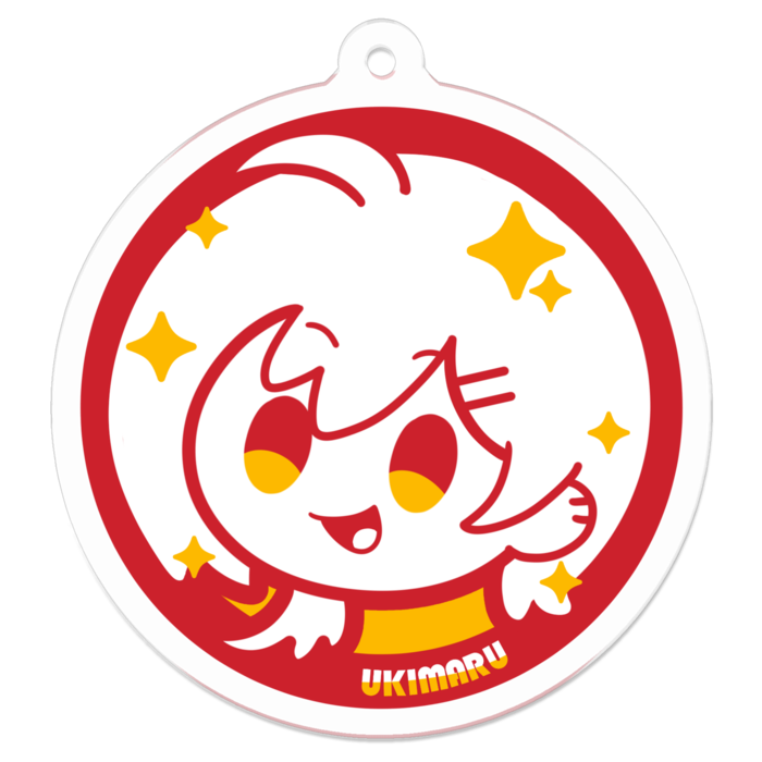 アクリルキーホルダー - 50 x 50 (mm)