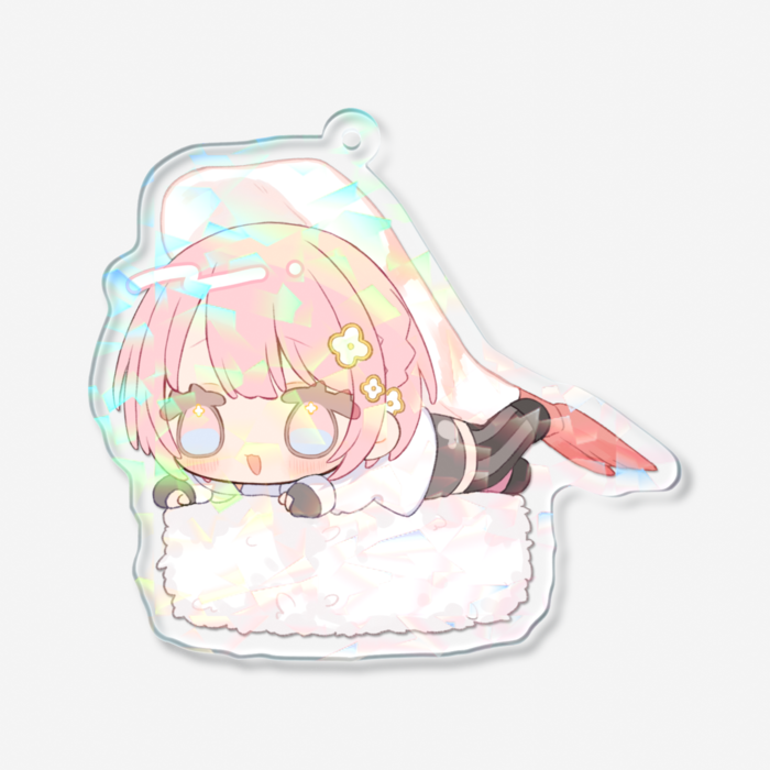 ホログラムアクリルキーホルダー - 70 × 70mm