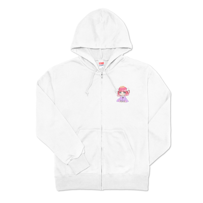 ジップパーカー - M - 左胸(1)