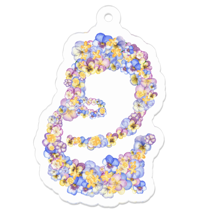 E　アクリルキーホルダー - 50 x 50 (mm)(4)