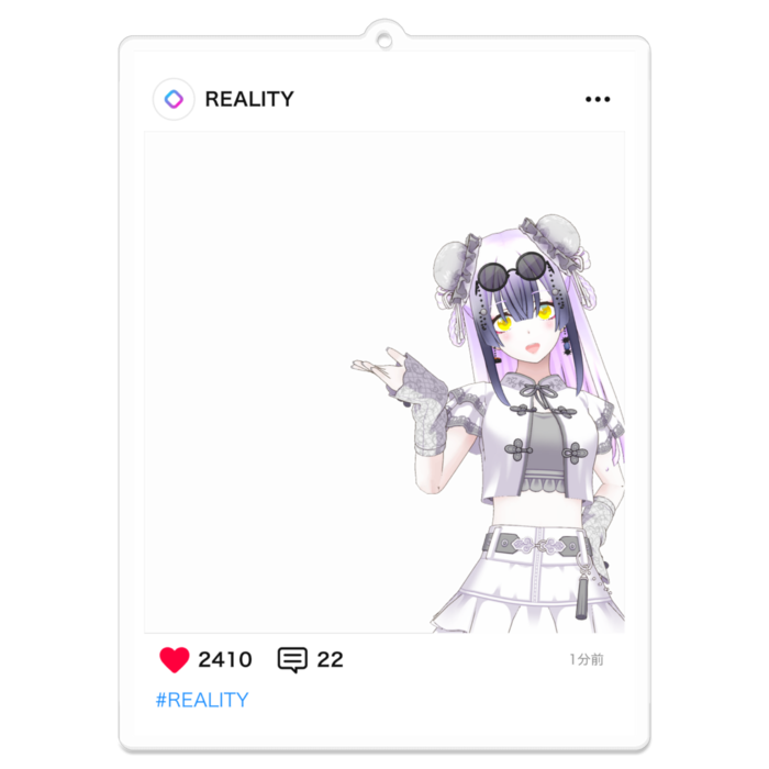 アクリルキーホルダー - 100 x 100 (mm)