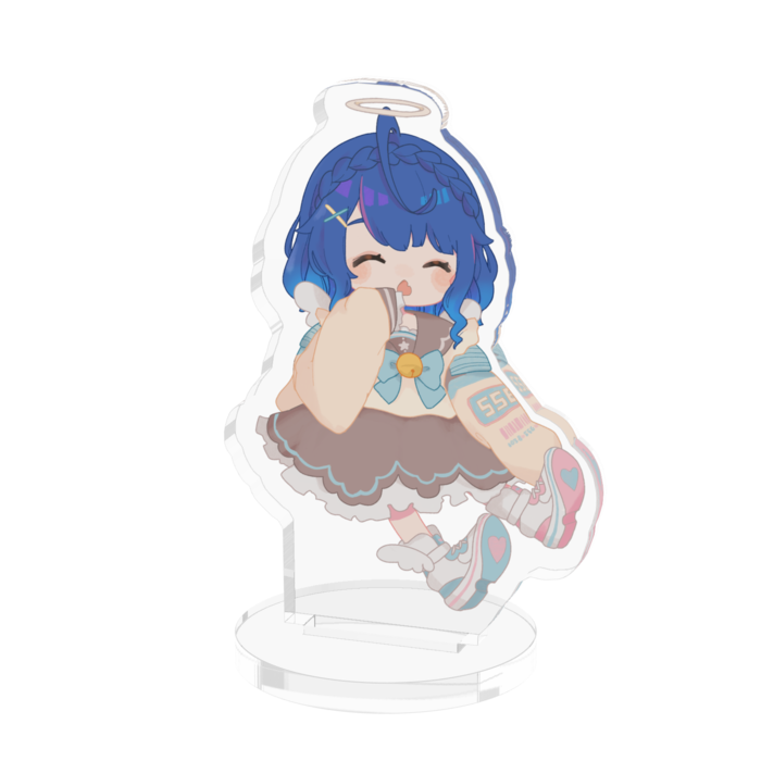アクリルフィギュア - 50x50mm - ブラウン-ボブ