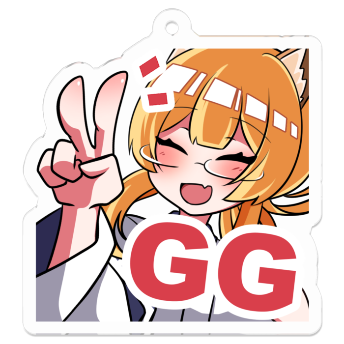 アクリルキーホルダー - 50 x 50 (mm)