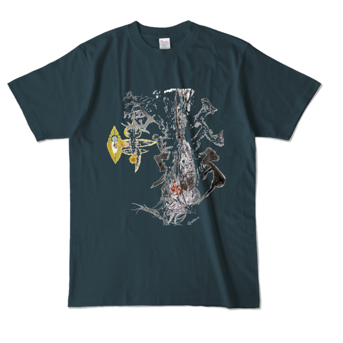 カラーTシャツ - L - デニム (濃色)