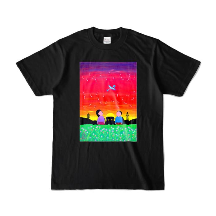 カラーTシャツ - S - ブラック (濃色)