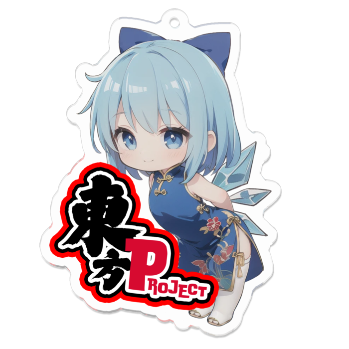 アクリルキーホルダー - 70 x 70 (mm)