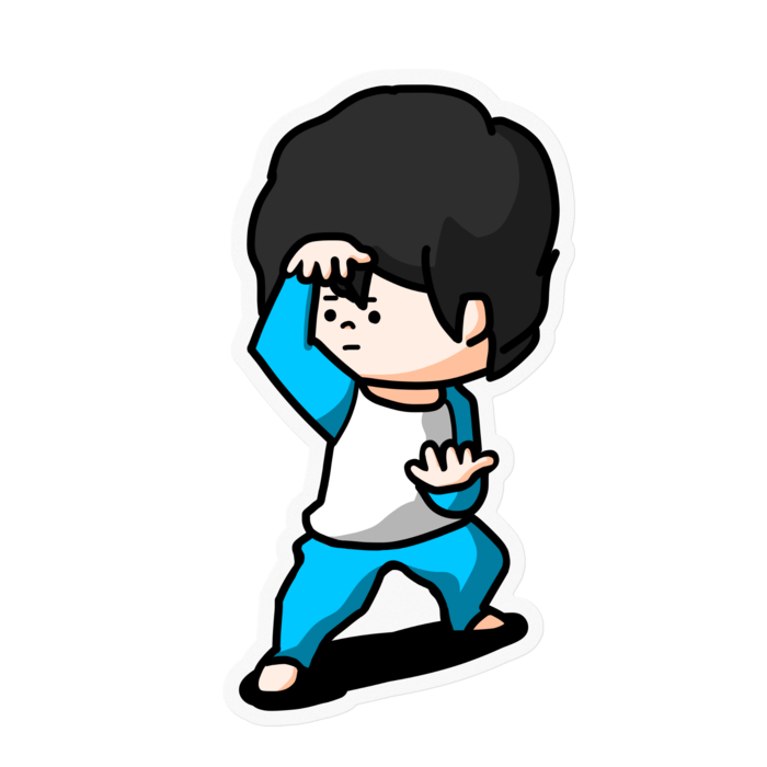 ステッカー - 100 x 100 (mm)