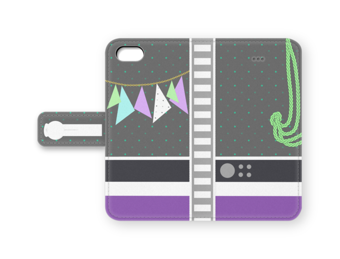 手帳型iPhoneケース - iPhone5
