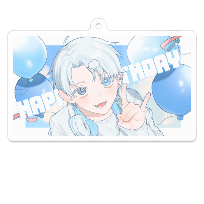 アクリルキーホルダー - 70 x 70 (mm)