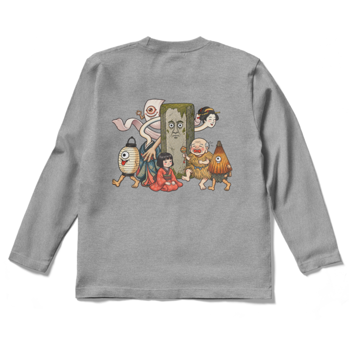 ロングスリーブTシャツ - S - 杢グレー