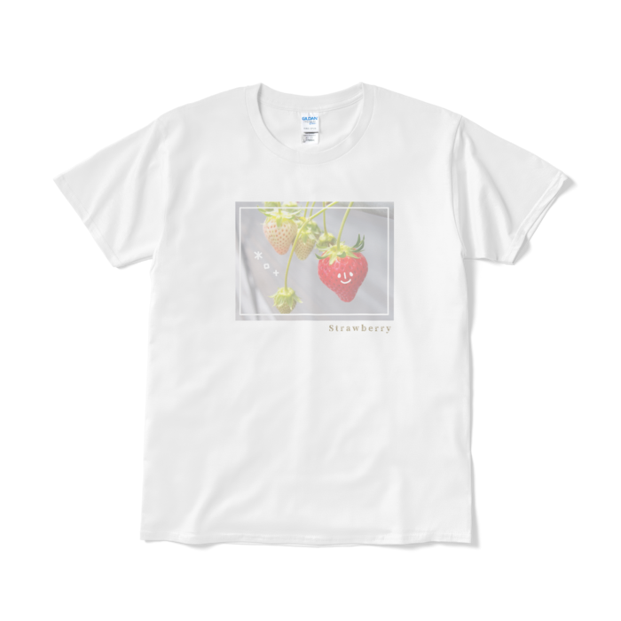 StrawberryTシャツ（短納期） - L - ホワイト