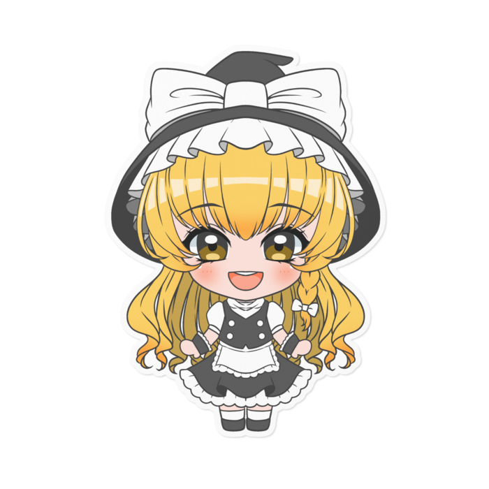 ステッカー - 160 x 160 (mm)ホワイト