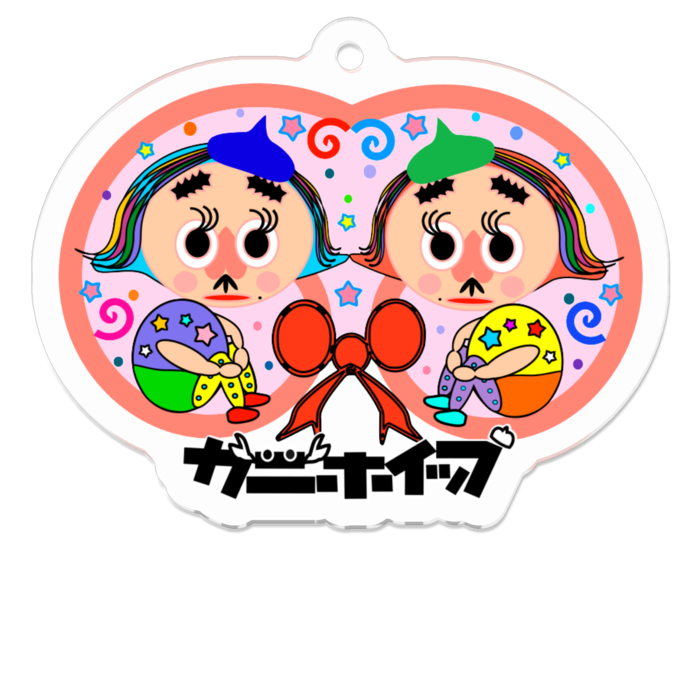 アクリルキーホルダー - 50 x 50 (mm)