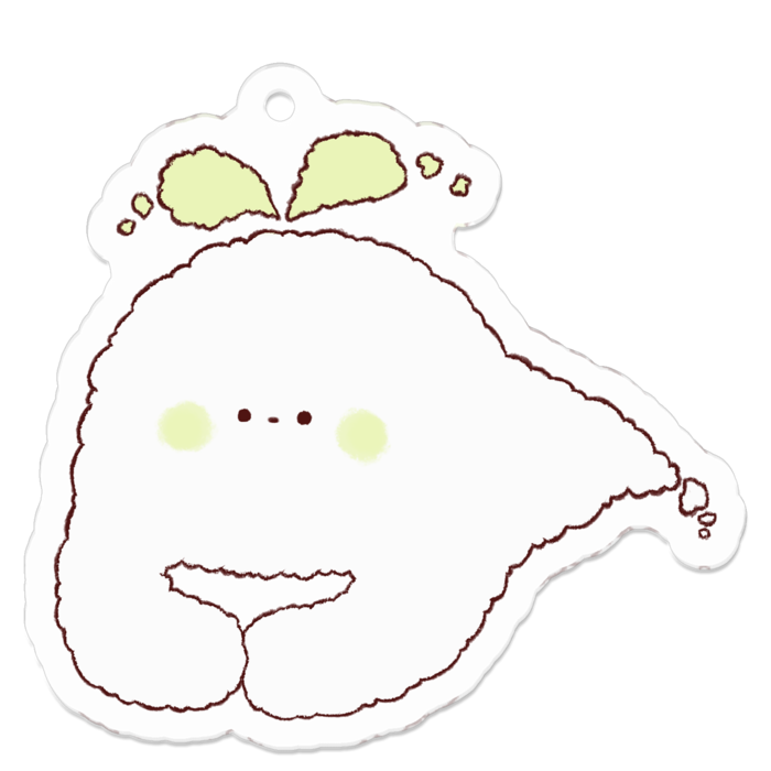 アクリルキーホルダー - 50 x 50 (mm)