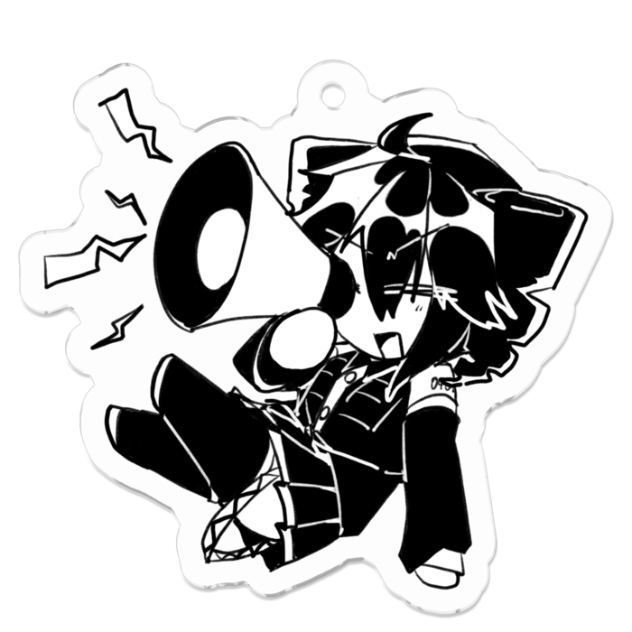 アクリルキーホルダー - 50 x 50 (mm)