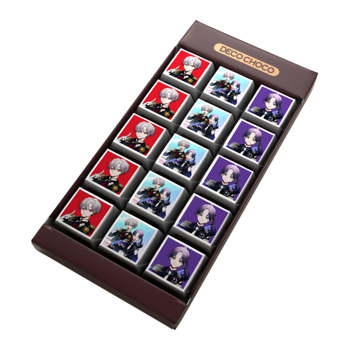 DECOチョコ - 列ごとにデザイン