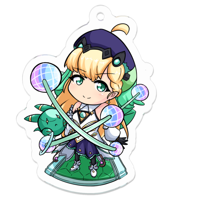 アクリルキーホルダー - 50 x 50 (mm)