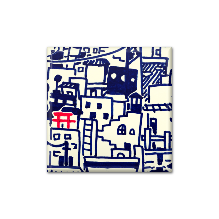 缶バッジ - 四角形40mm