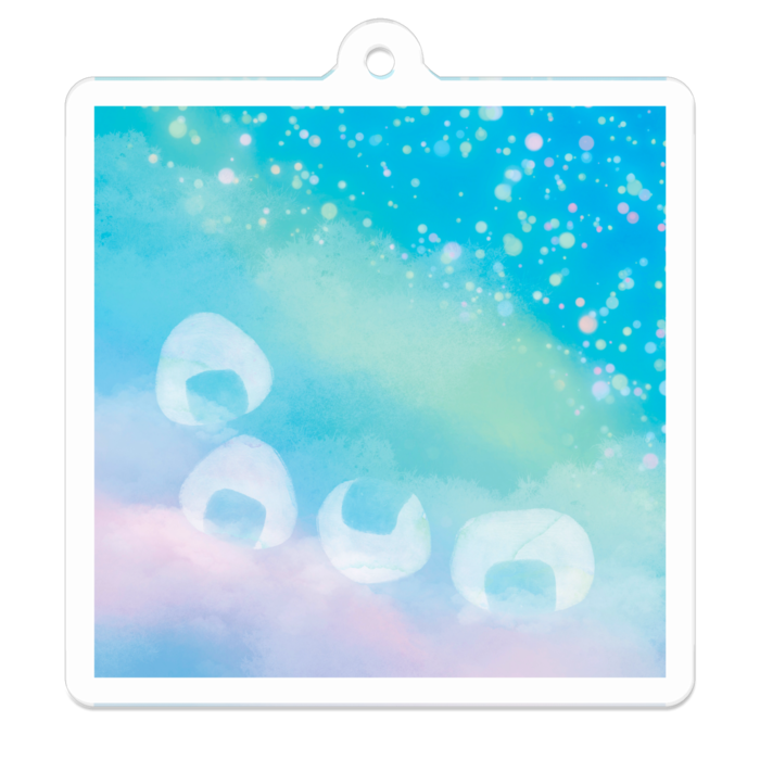 アクリルキーホルダー - 50 x 50 (mm)
