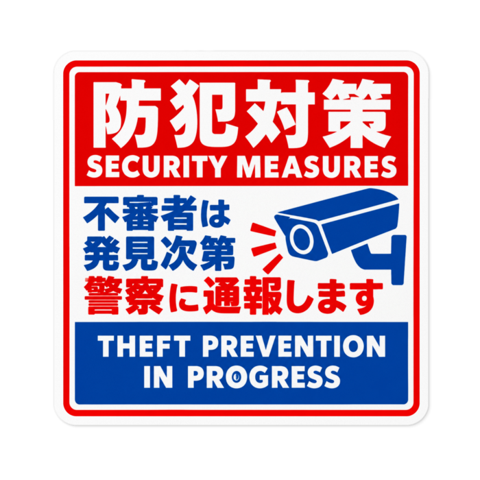 ステッカー - W100 × H100mm 以内