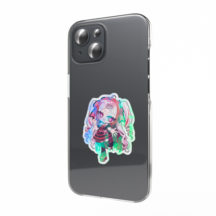 ホログラムスマホステッカー - 縦