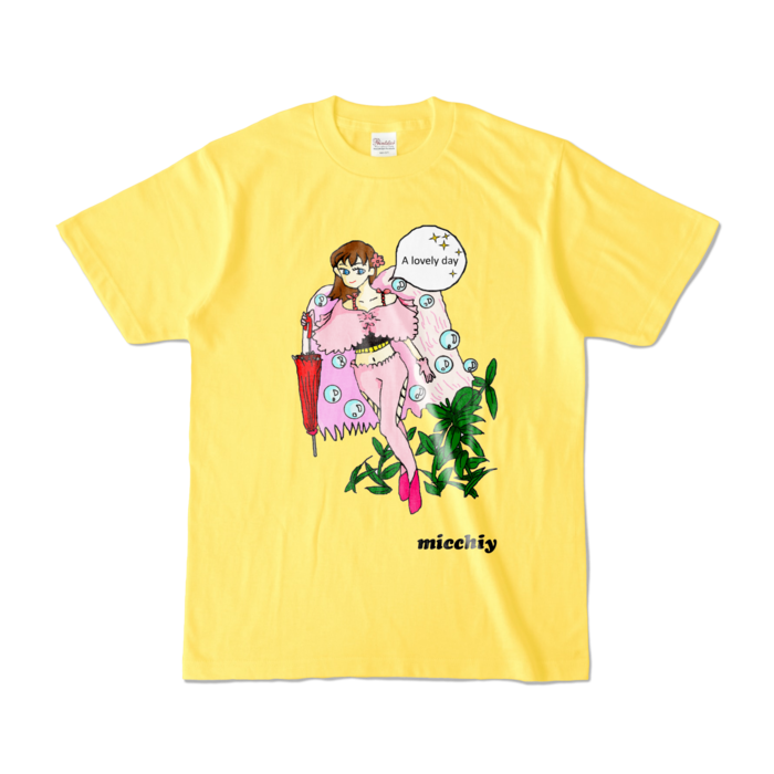 カラーTシャツ - S - イエロー