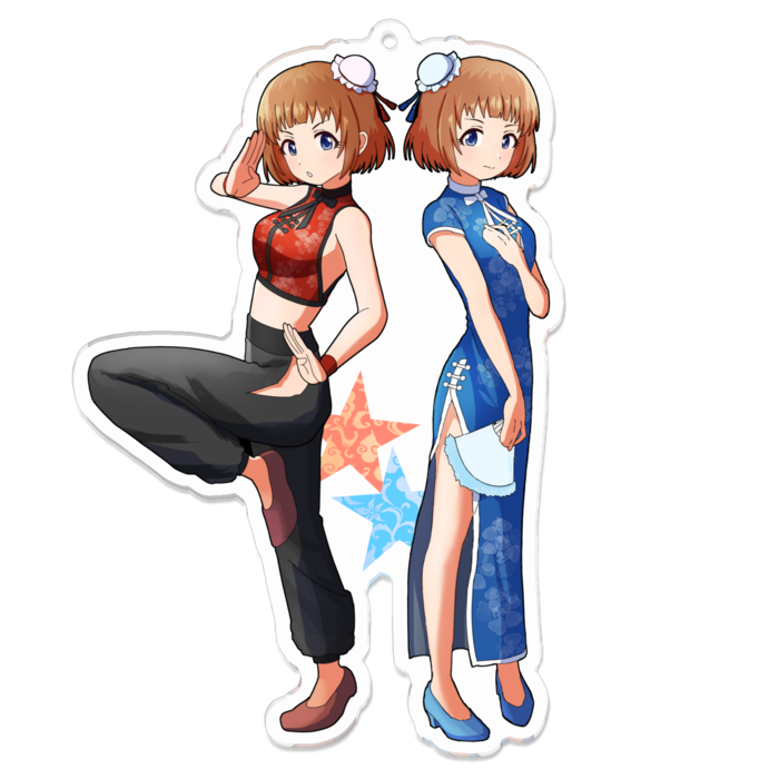 アクリルキーホルダー - 100 x 100 (mm)