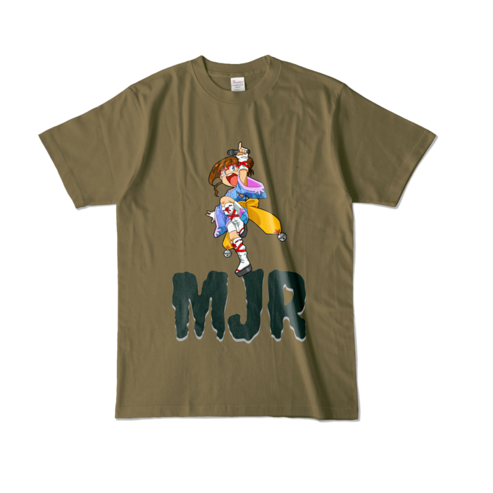 カラーTシャツ - L - オリーブ (濃色)